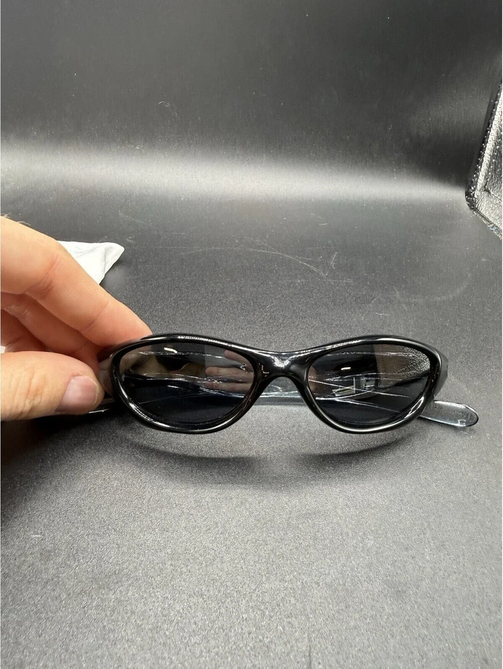Oakley Pocket Polished Black/Black Iridium Lenses 04-234